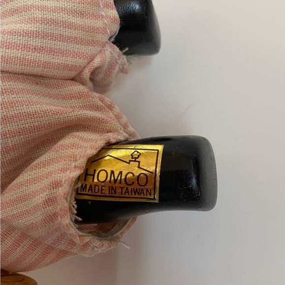 Vintage Homco Ceramic Jointed Teddy Bear Girl Figurine - Picture 4 of 5